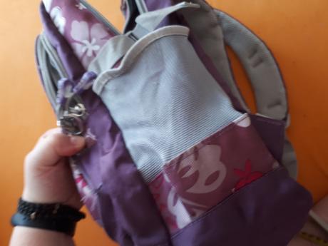 2ks fialove rovnake ruksaky skolske tasky grace, 