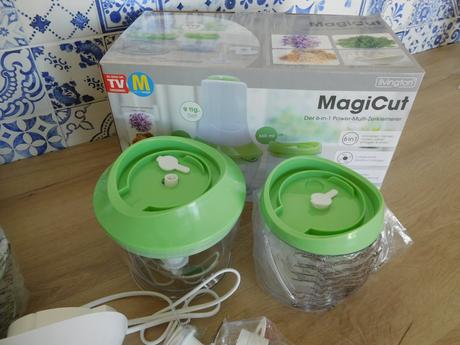 Livington magicut +2x zberná nádoba sklo-nový, 