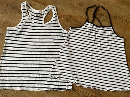 Tričká 146/152 na leto, h&m,146