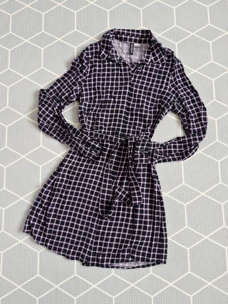 Košeľové šaty na gombíky - h&m, h&m,xs