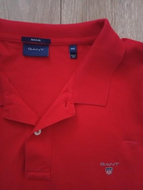Nenosené polo tricko, gant,xxxl