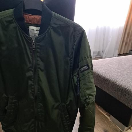 Pánska/chlapčenská prechodná bunda, pull&bear,xs