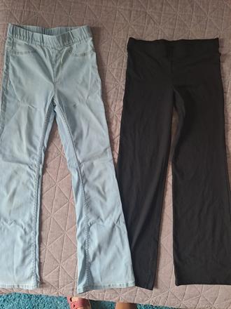 Riflove nohavice rozšírené, h&m,134