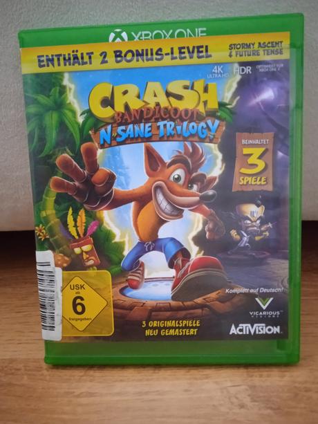 Hra na xbox one crash bandicoot, 
