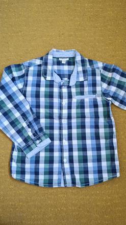 Kockovaná košeľa (veľkosť 98), h&m,98