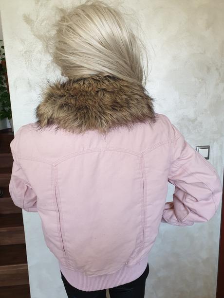 Bunda s odnimatelnym golierom m/l, m