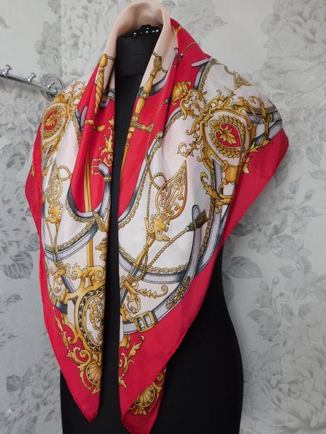 Ashley brooke kvalitná luxusna hodvabna šatka, xl