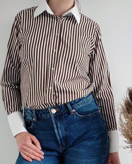 Pružkovaná blúza, l