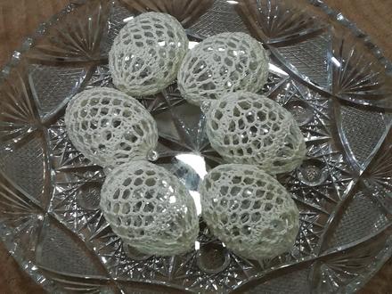 Háčkované vajíčka - a34,