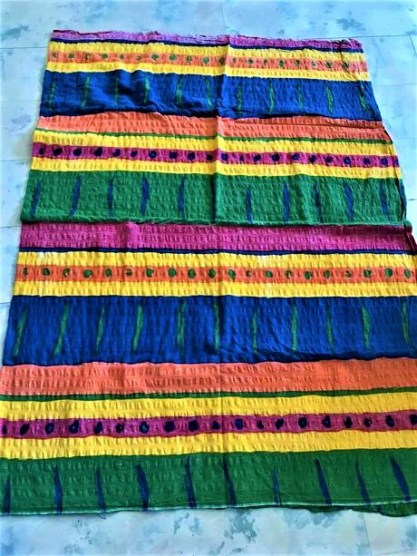 Krepové posteľné prádlo etno,