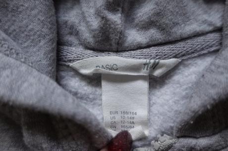 Mikina na zips h&m 158/164, h&m,158