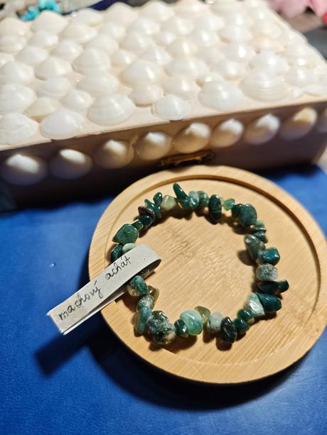 Náramky machovy achat, 