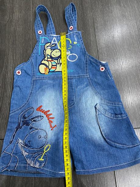 Chlapčenské riflové kraťasy na traky velk.74, 74