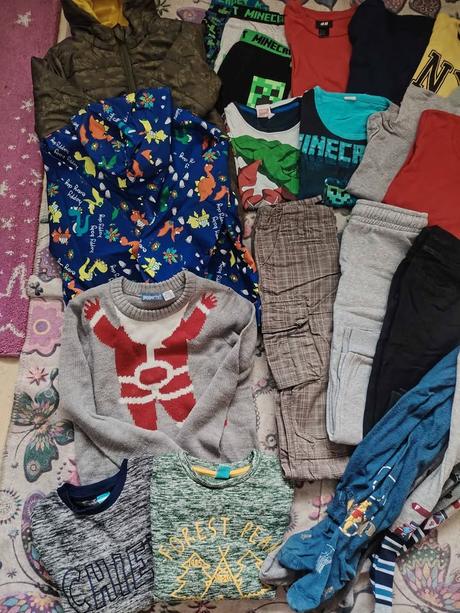 Balík oblečenia 122velkost, 24ks, 122–134