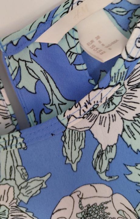 Kvietkované maxi šaty h&m, h&m,m