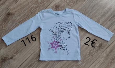 Tričko elza s dlhým rukávom, 116