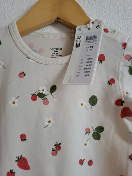 Lindex 86 pre dvojičky 2x body obe nové, lindex,86