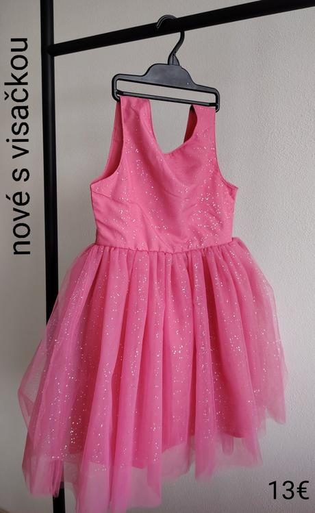 Nové ružové šaty 116, 122, kiki&koko,122