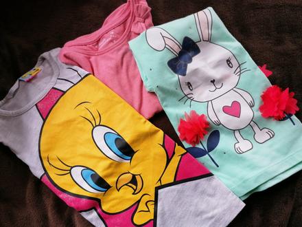 Tričká 3ks, kiki&koko,110