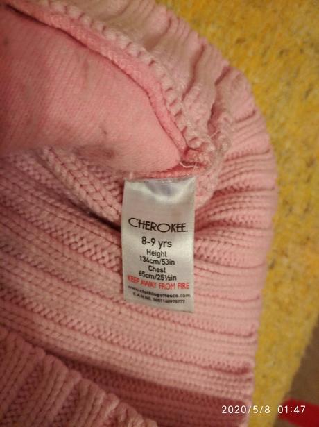 Sveter na zips hunaty, cherokee,128