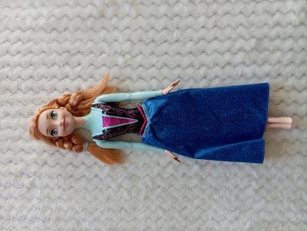 Barbie mattel anna v lesklej sukni, 