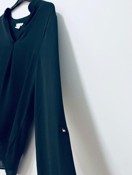 Elegantná čierna blúzka amisu vel m, amisu,m