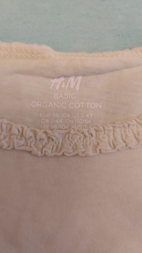 Letné tričko basic žlté h&m 98/104, h&m,98