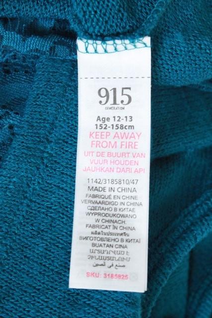 Tyrkysový pul. s krajkou new look, 12-13 r. a, new look,158