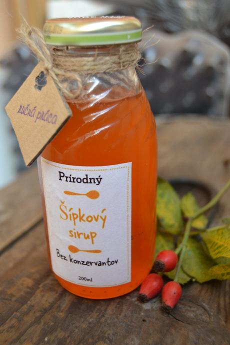 Prírodný šípkový sirup od 1r. bomba na imunitu, 