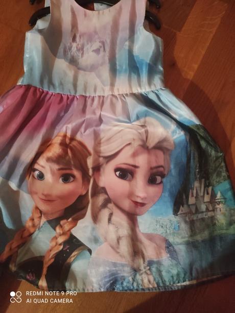 Šaty frozen elsa a anna hm 122, h&m,122