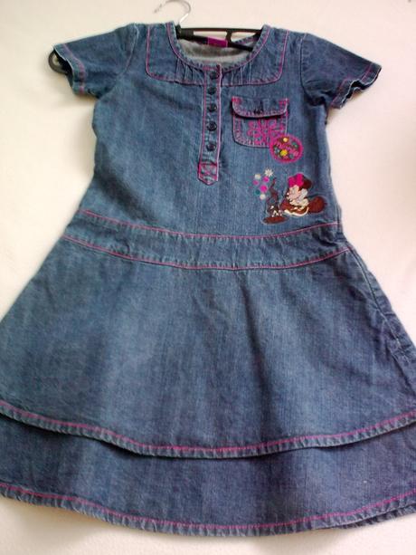 Riflové šaty, disney,128