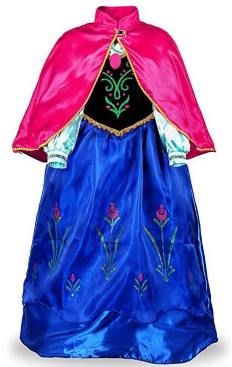 Kostým anna ľadové kráľovstvo frozen aj doplnky,