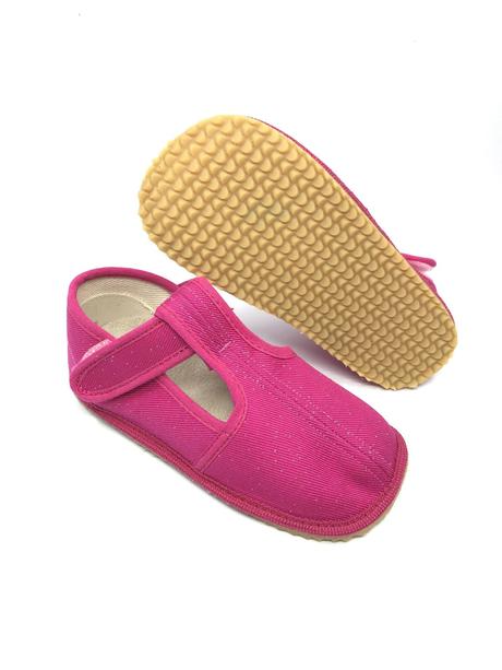 Beda - prezuvky pink batik slim (užší model), beda,22 - 38