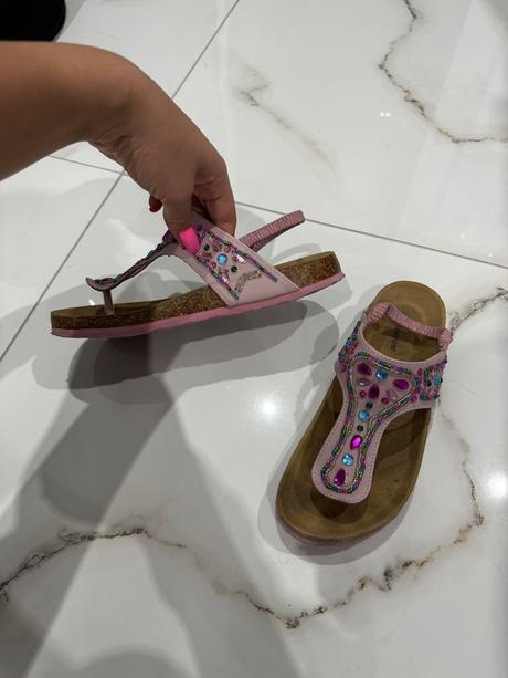 Dievčenské žabky 36, deichmann,36