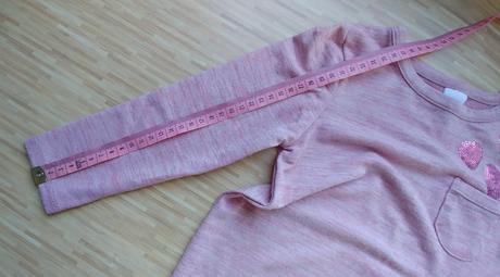 Tenky ruzovy svetrik so srdieckami, c&a,98