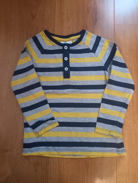 Pásikavé tričko s dlhým rukávom, pepco,86