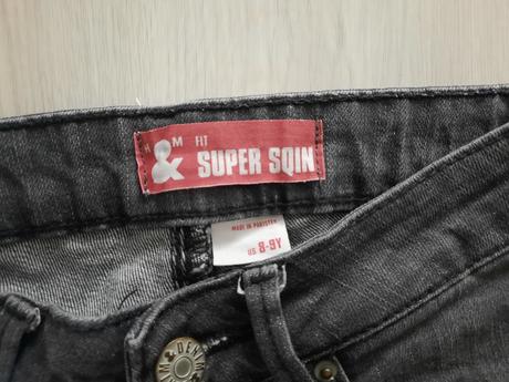 Džínsy h&m 128/134, h&m,128