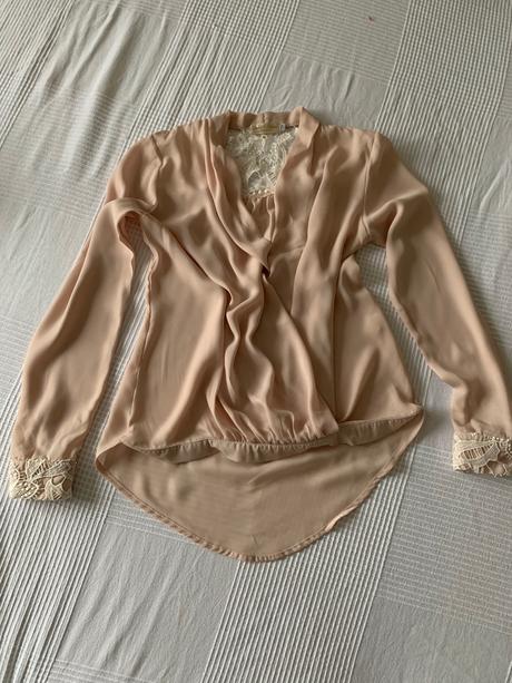 Čipkovaná blúzka, s