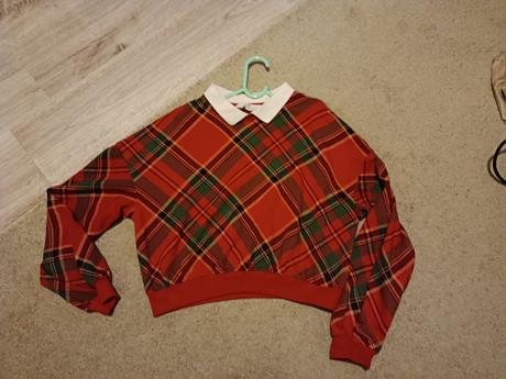 Vianočná blúzka 10-12, h&m,146