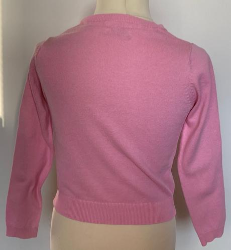 Next ružový svetrík na gombíky, next,116