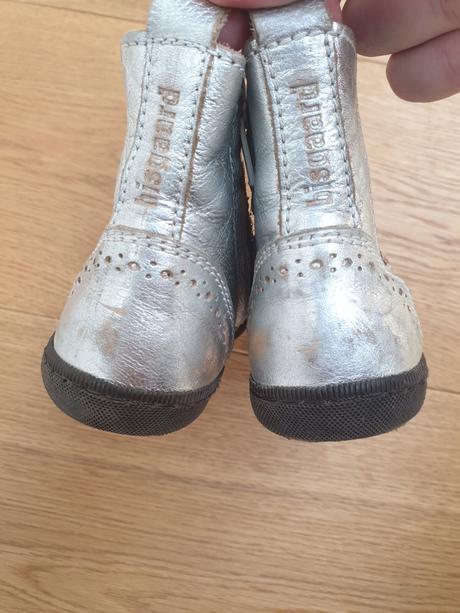 Bisgaard strieborné čižmy (15cm), 24