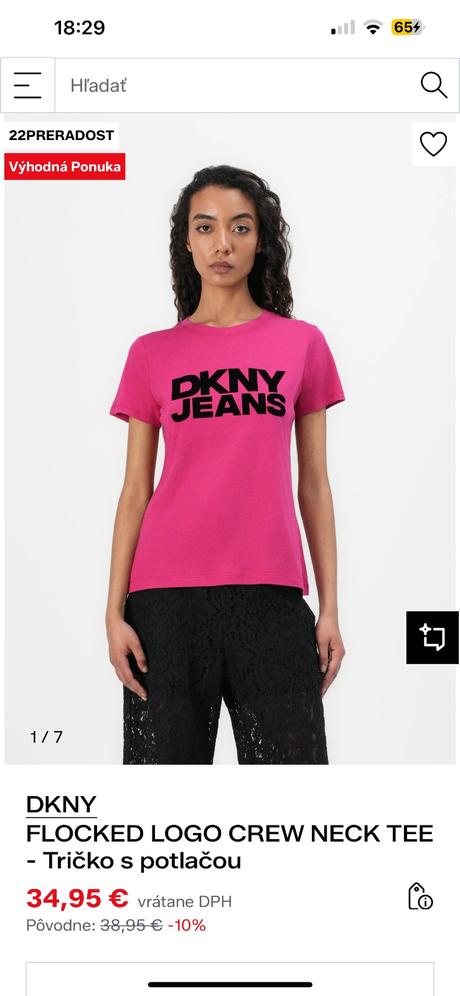 Dkny jeans tricko s, dkny,s