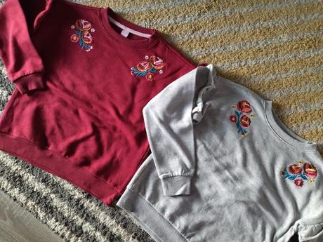 Zateplená mikinka s kvetinkami, dopodopo,128