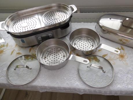 Saga sfs 800 parný hrniec nerezový, nový, 