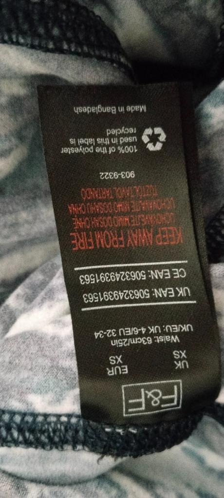 Legíny termoprádlo dievčenské, f&f,xs