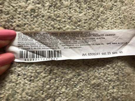 Dámsky sveter / kardigán, gate,l