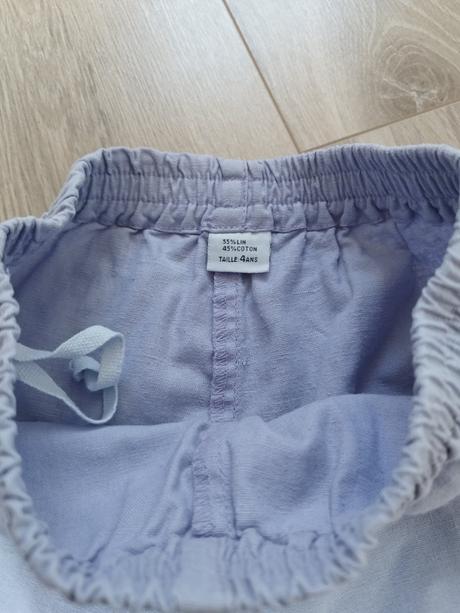 Ľanové letné nohavice na 4 roky, 104