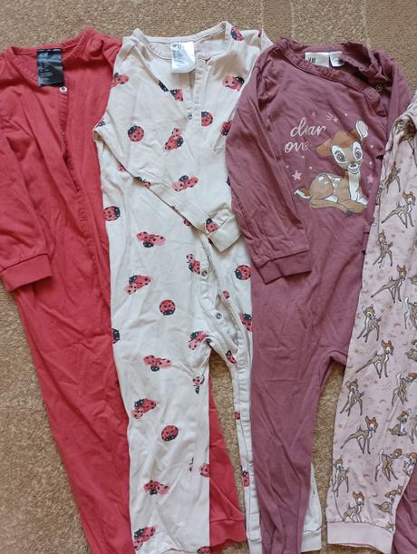 Pyžamové overaly, h&m,98