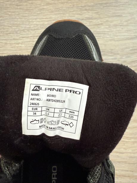 Chlapcenske zimne topanky, alpine pro,34