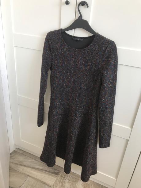 Jesenné trblietavé šaty, vero moda,xs